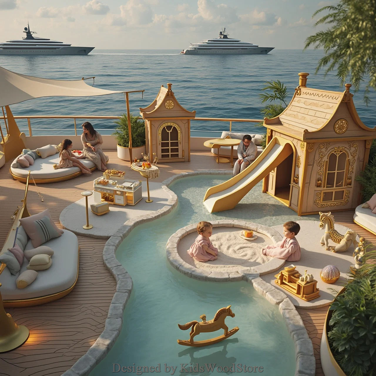 Exclusive Children's Play Areas for Ultra-Luxury Yachts - Design By Kids Wood Store