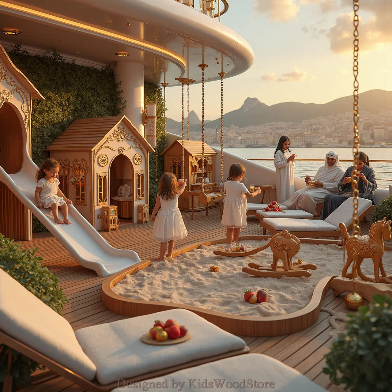 Exclusive Children's Play Areas for Ultra-Luxury Yachts - Design By Kids Wood Store