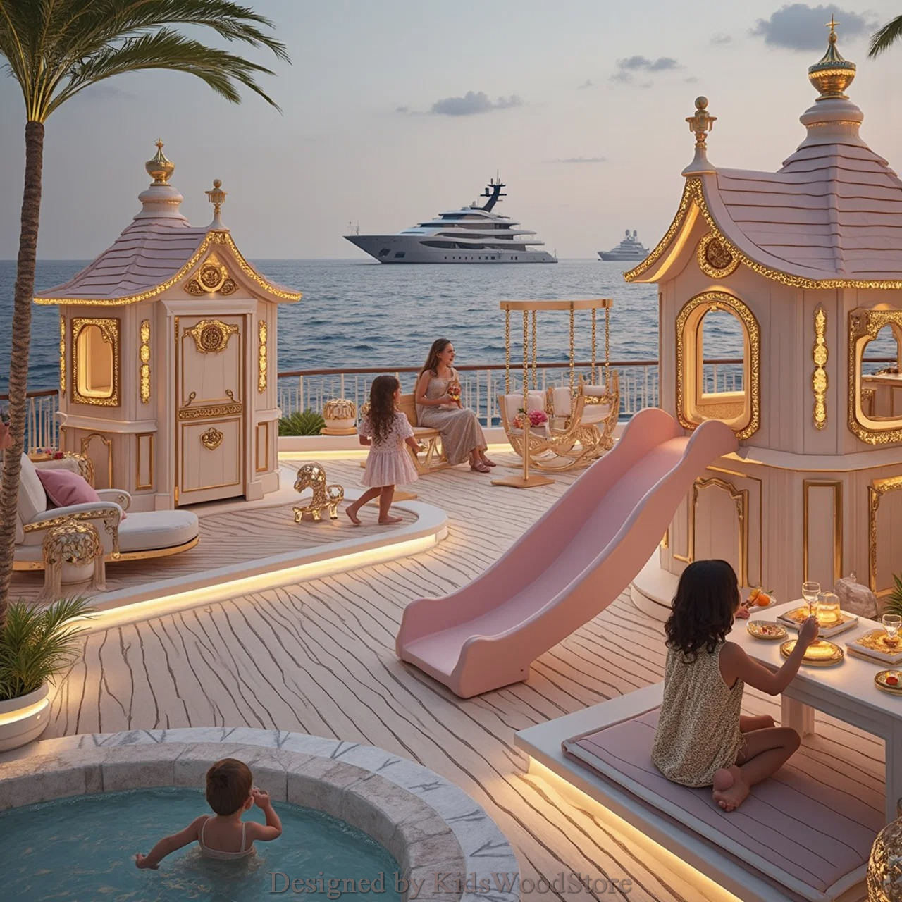 Exclusive Children's Play Areas for Ultra-Luxury Yachts - Design By Kids Wood Store