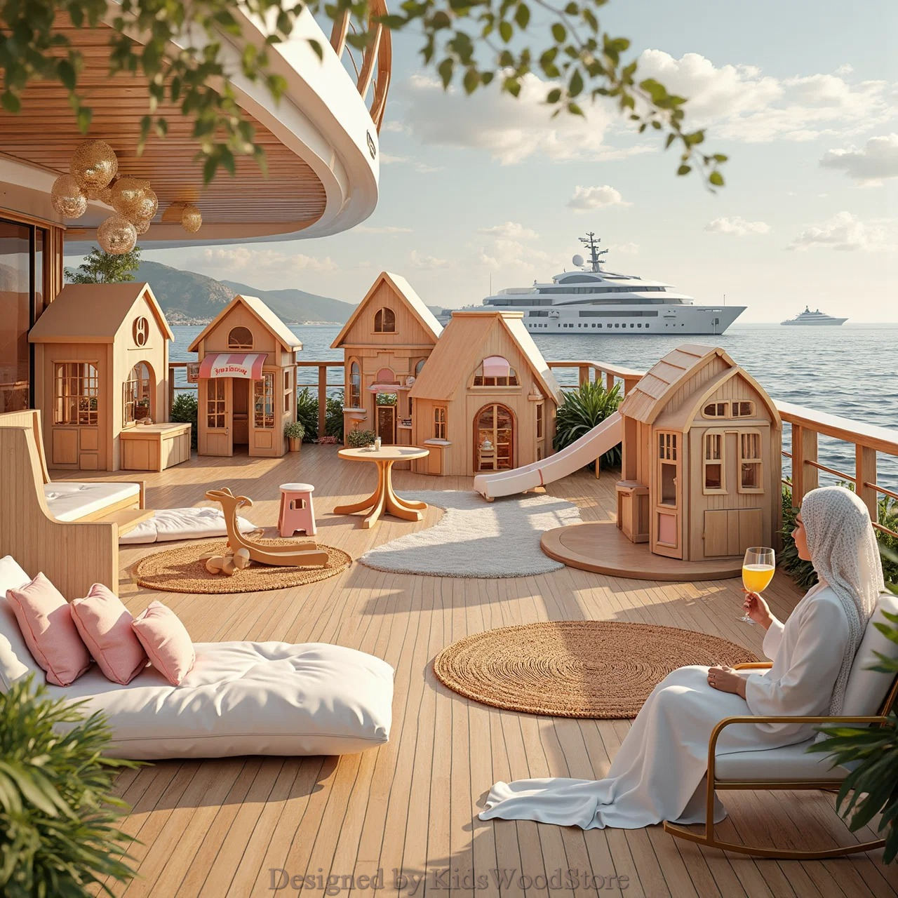 Exclusive Children's Play Areas for Ultra-Luxury Yachts - Design By Kids Wood Store