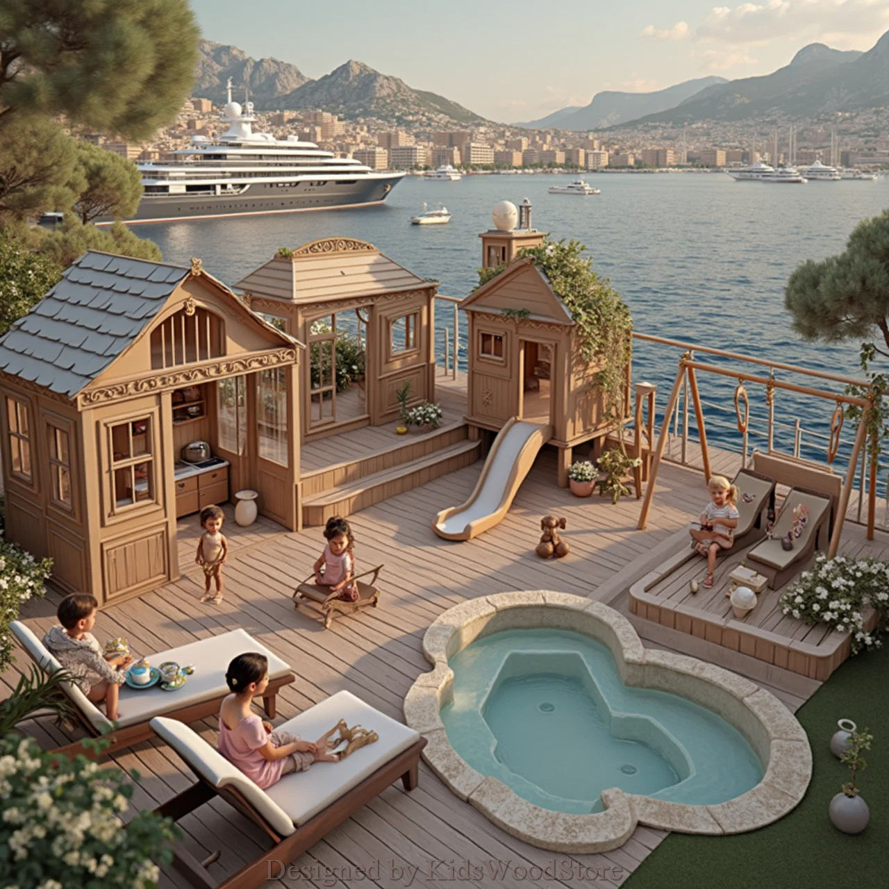 Exclusive Children's Play Areas for Ultra-Luxury Yachts - Design By Kids Wood Store