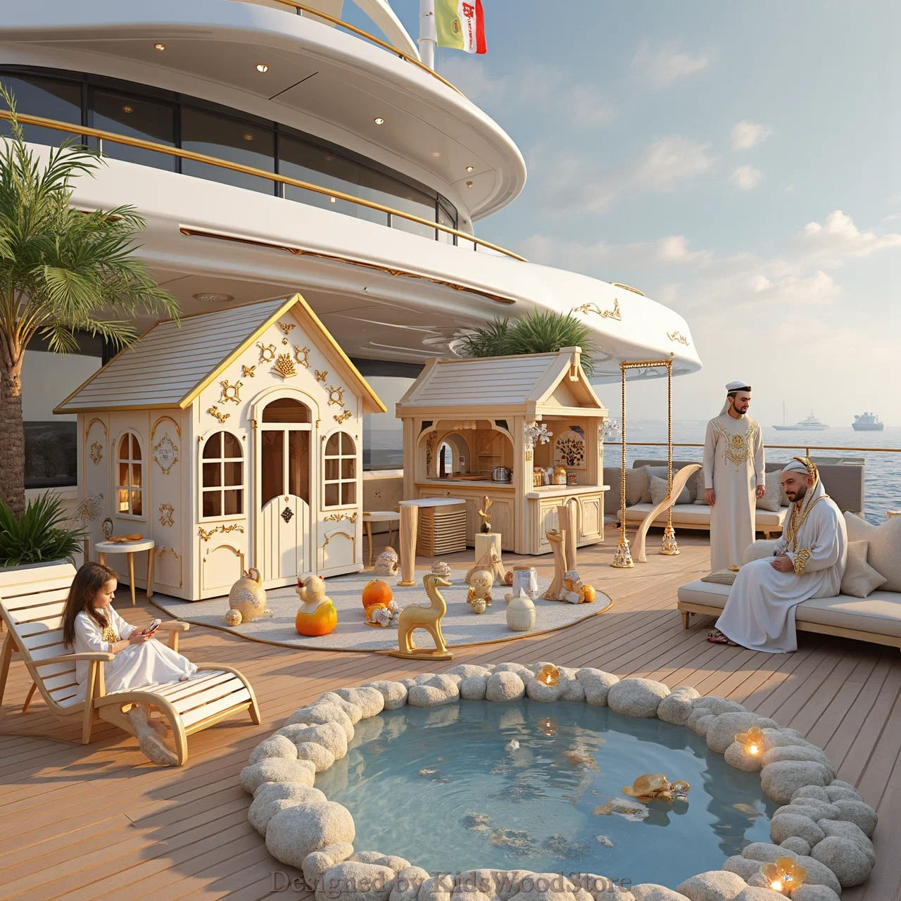 Exclusive Children's Play Areas for Ultra-Luxury Yachts - Design By Kids Wood Store