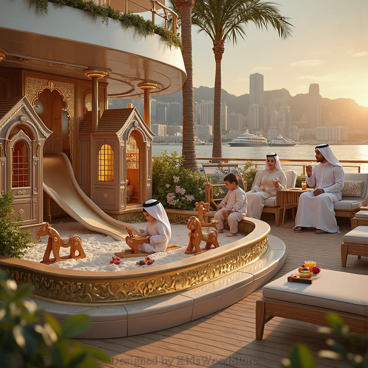 Exclusive Children's Play Areas for Ultra-Luxury Yachts - Design By Kids Wood Store