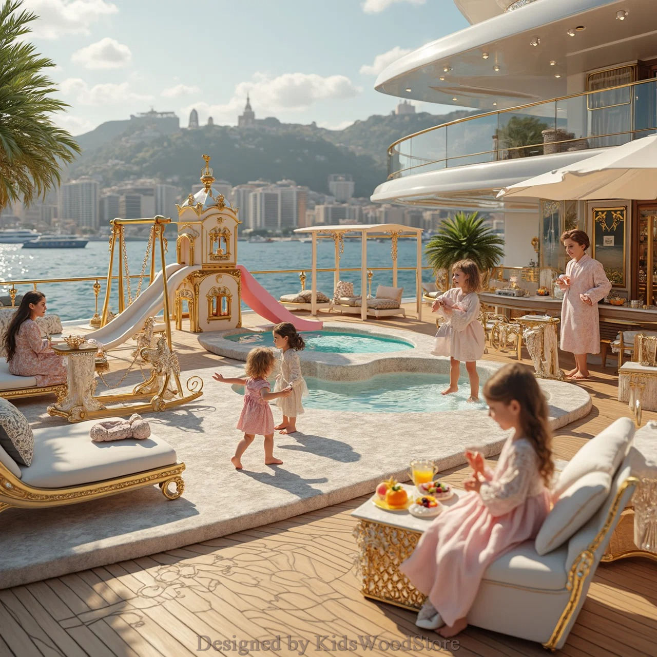 Exclusive Children's Play Areas for Ultra-Luxury Yachts - Design By Kids Wood Store