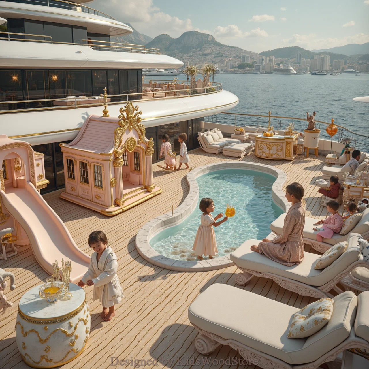 Exclusive Children's Play Areas for Ultra-Luxury Yachts - Design By Kids Wood Store