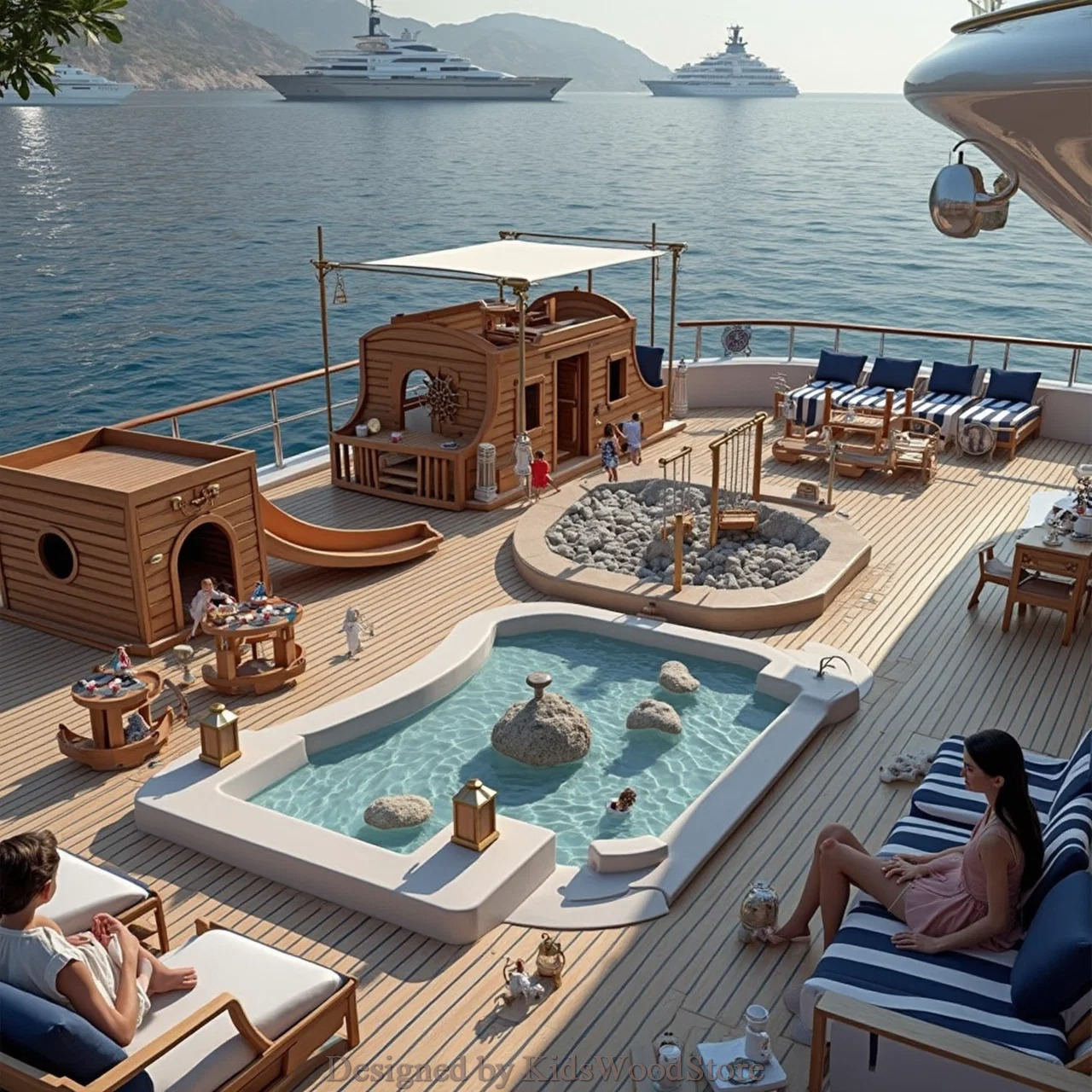 Exclusive Children's Play Areas for Ultra-Luxury Yachts - Design By Kids Wood Store