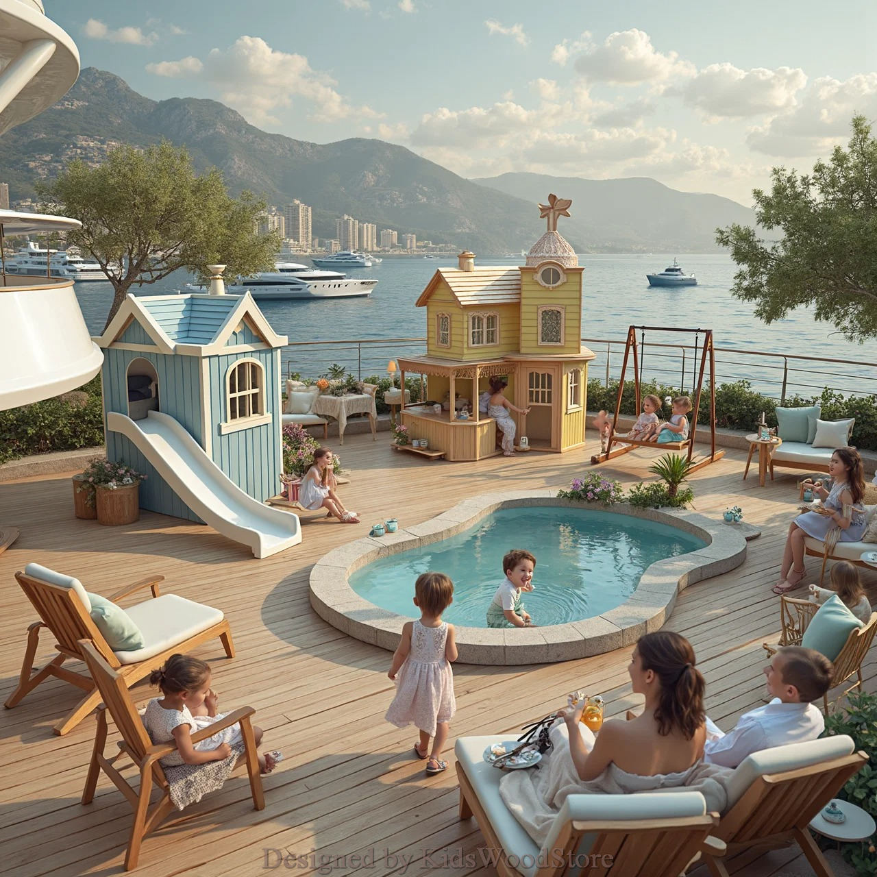 Exclusive Children's Play Areas for Ultra-Luxury Yachts - Design By Kids Wood Store