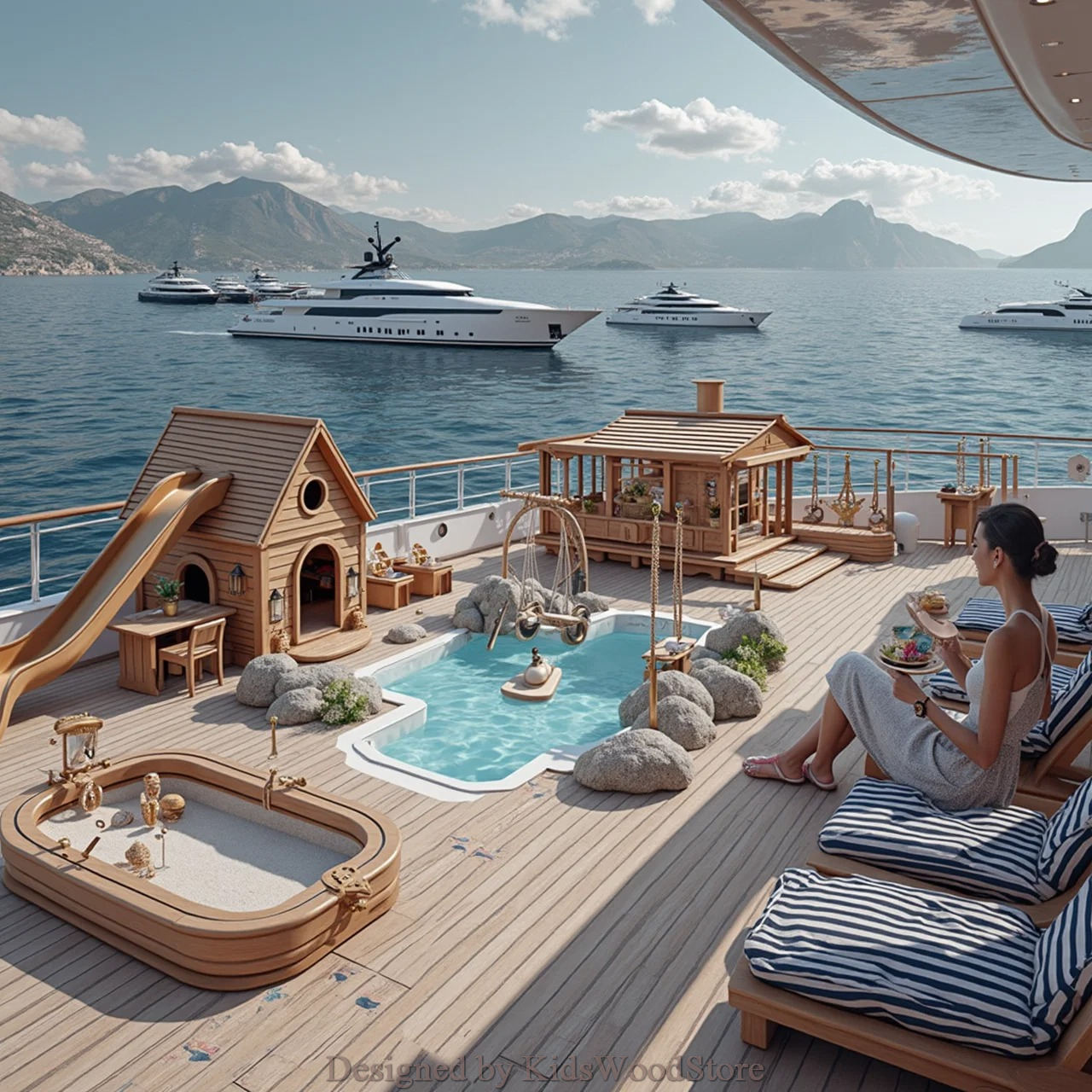 Exclusive Children's Play Areas for Ultra-Luxury Yachts - Design By Kids Wood Store