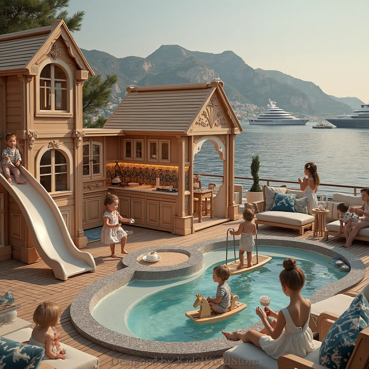 Exclusive Children's Play Areas for Ultra-Luxury Yachts - Design By Kids Wood Store