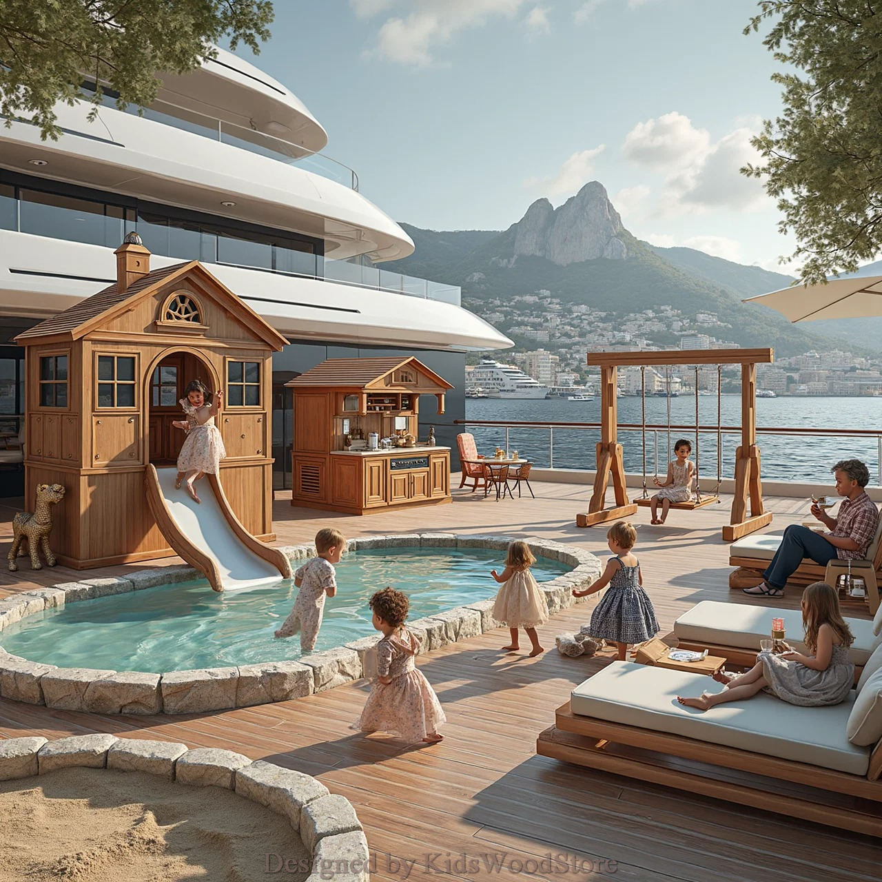 Exclusive Children's Play Areas for Ultra-Luxury Yachts - Design By Kids Wood Store