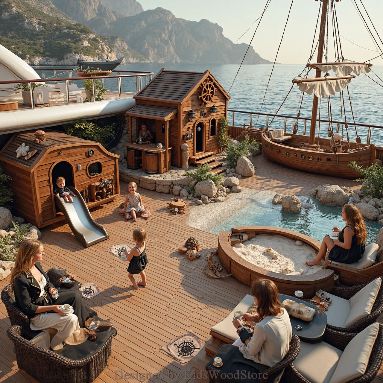 Exclusive Children's Play Areas for Ultra-Luxury Yachts - Design By Kids Wood Store