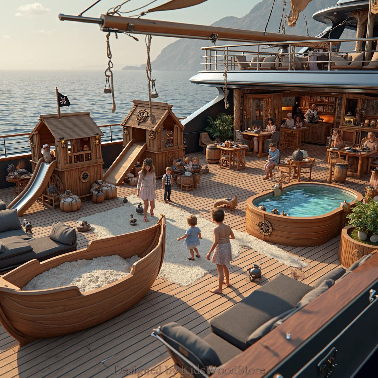 Exclusive Children's Play Areas for Ultra-Luxury Yachts - Design By Kids Wood Store