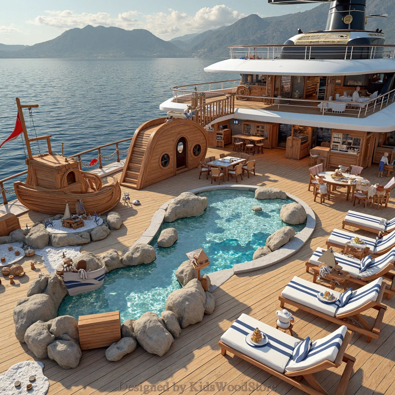 Exclusive Children's Play Areas for Ultra-Luxury Yachts - Design By Kids Wood Store