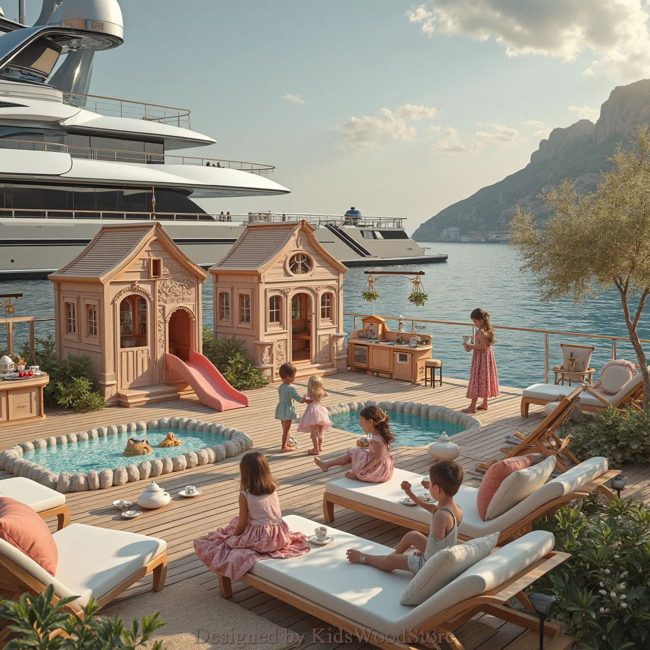 Exclusive Children's Play Areas for Ultra-Luxury Yachts - Design By Kids Wood Store