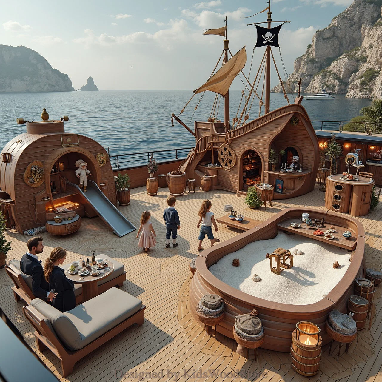 Exclusive Children's Play Areas for Ultra-Luxury Yachts - Design By Kids Wood Store