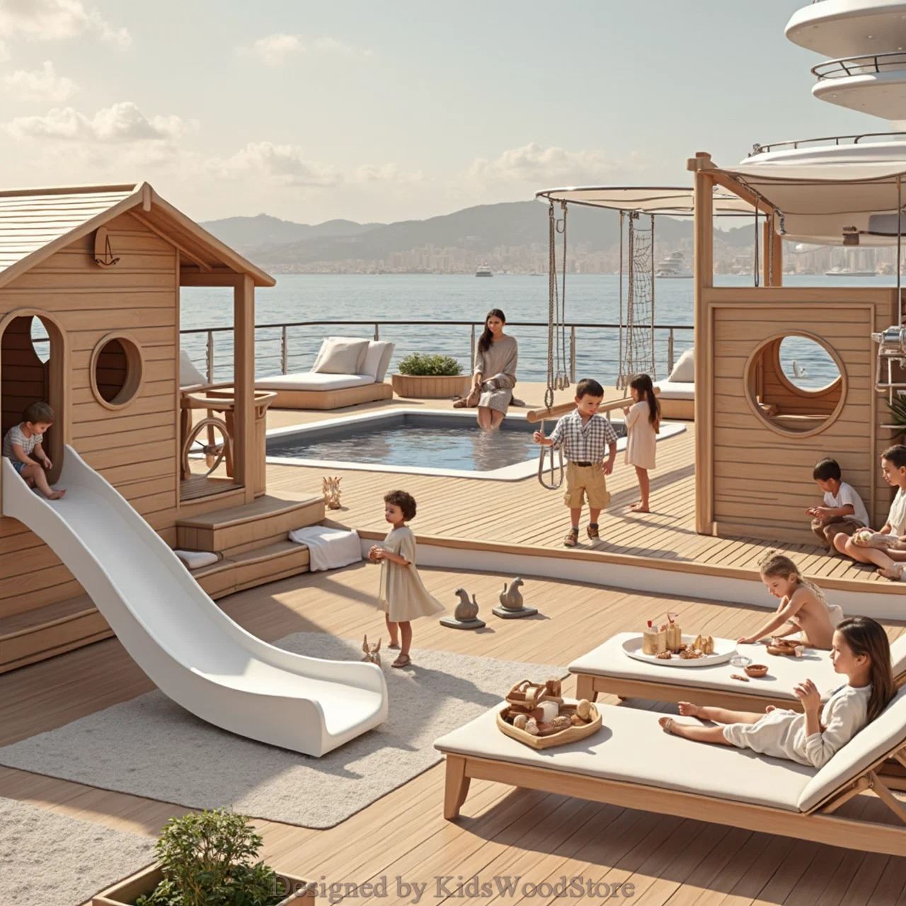 Exclusive Children's Play Areas for Ultra-Luxury Yachts - Design By Kids Wood Store