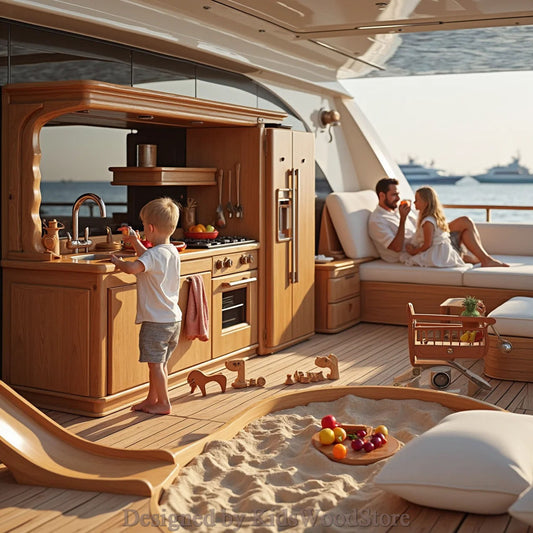 Exclusive Children's Play Areas for Ultra-Luxury Yachts - Design By Kids Wood Store