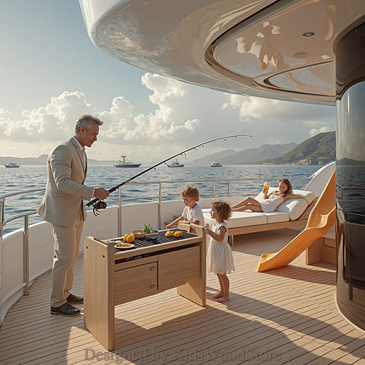 Exclusive Children's Play Areas for Ultra-Luxury Yachts - Design By Kids Wood Store