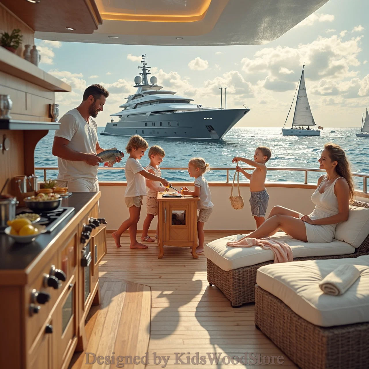 Exclusive Children's Play Areas for Ultra-Luxury Yachts - Design By Kids Wood Store