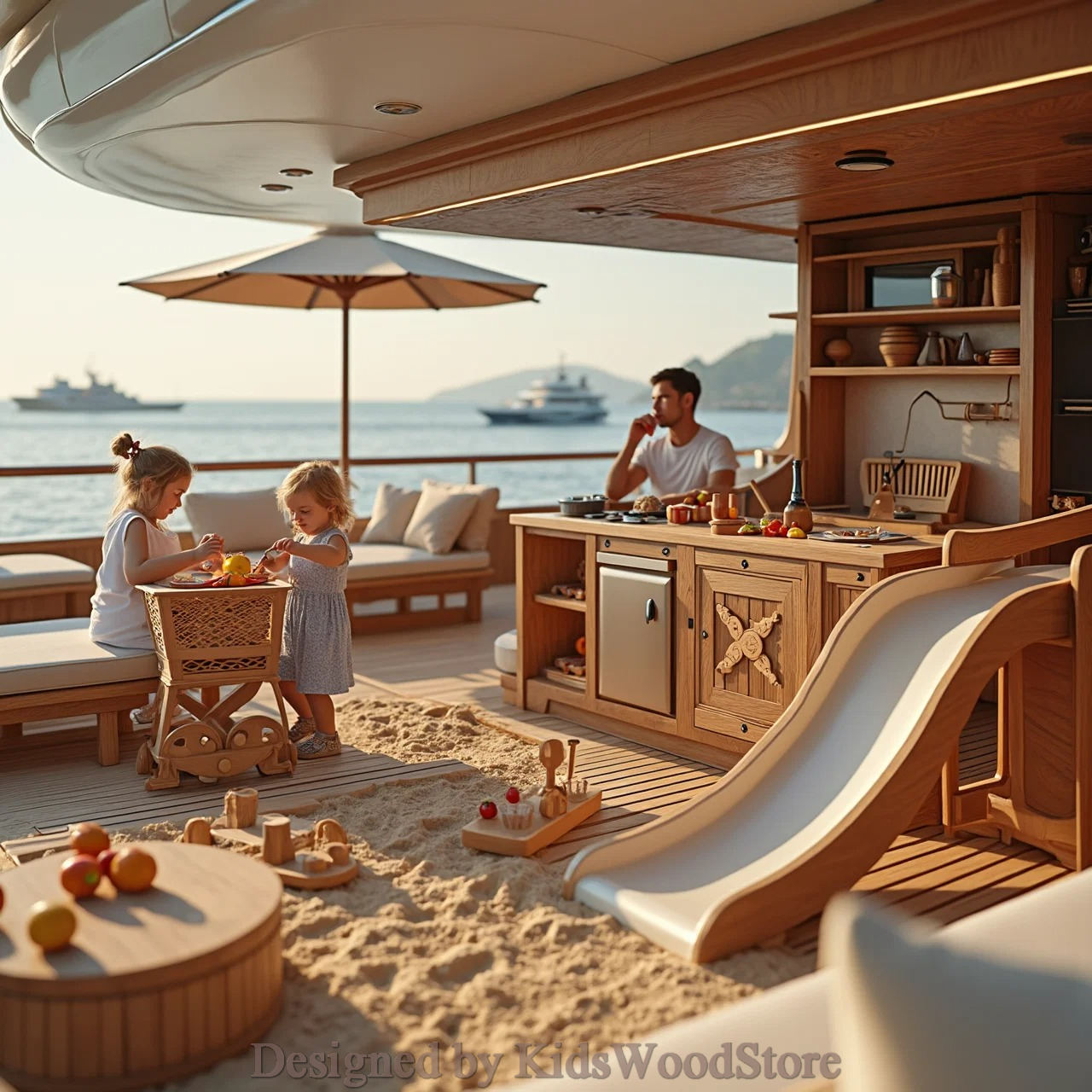 Exclusive Children's Play Areas for Ultra-Luxury Yachts - Design By Kids Wood Store