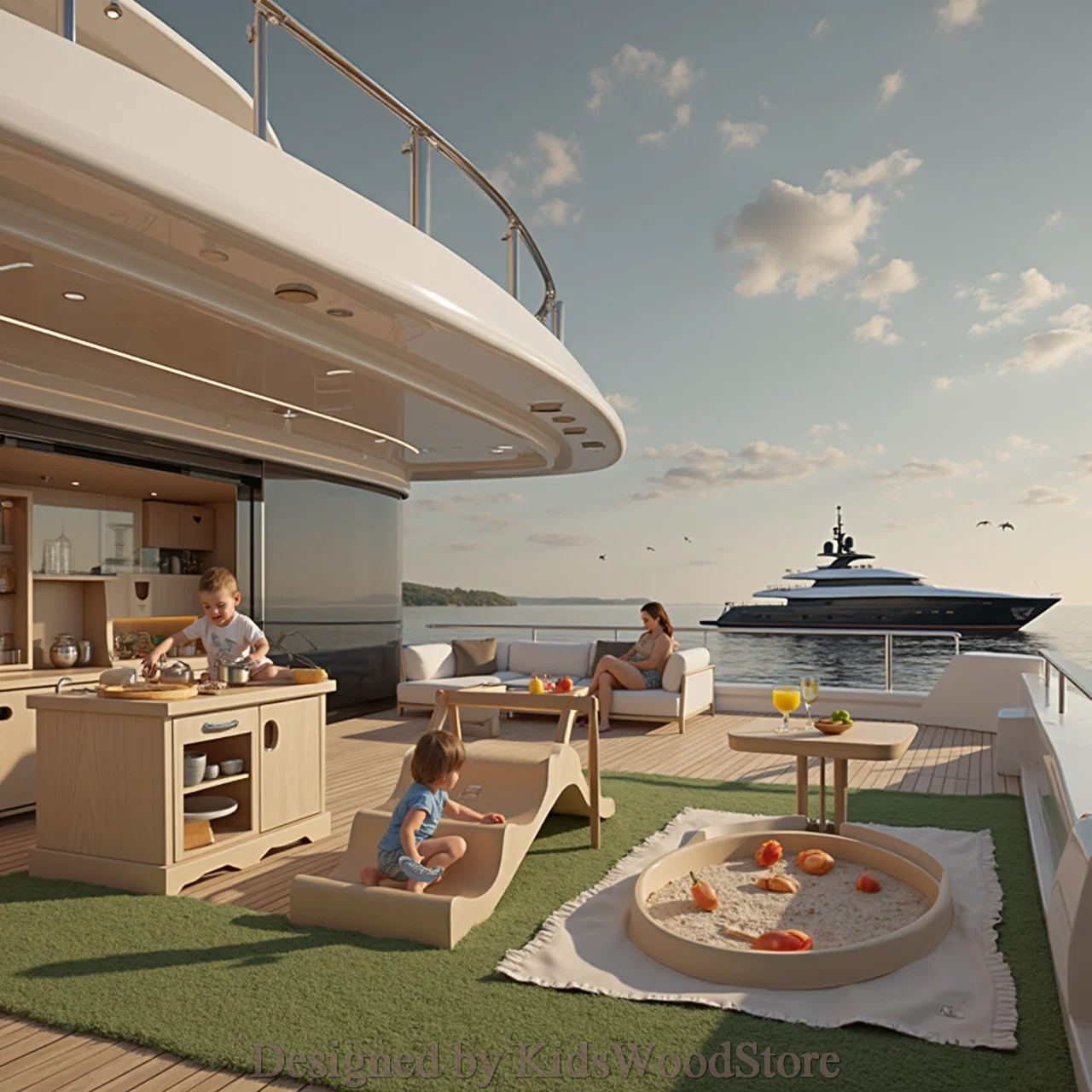 Exclusive Children's Play Areas for Ultra-Luxury Yachts - Design By Kids Wood Store