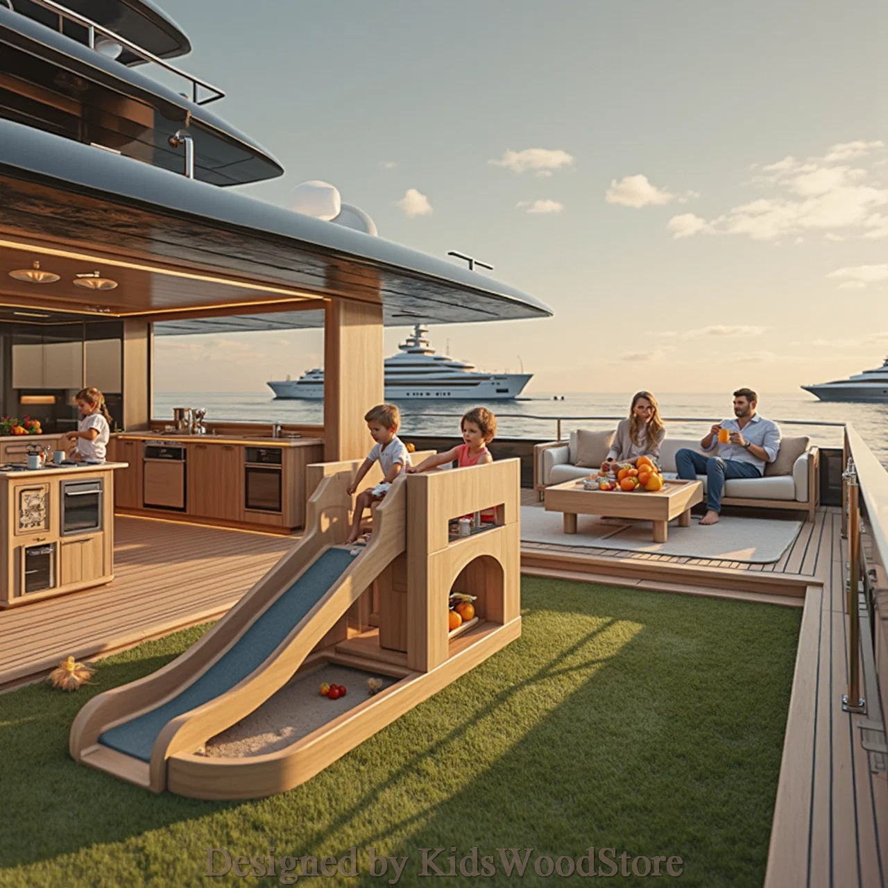 Exclusive Children's Play Areas for Ultra-Luxury Yachts - Design By Kids Wood Store