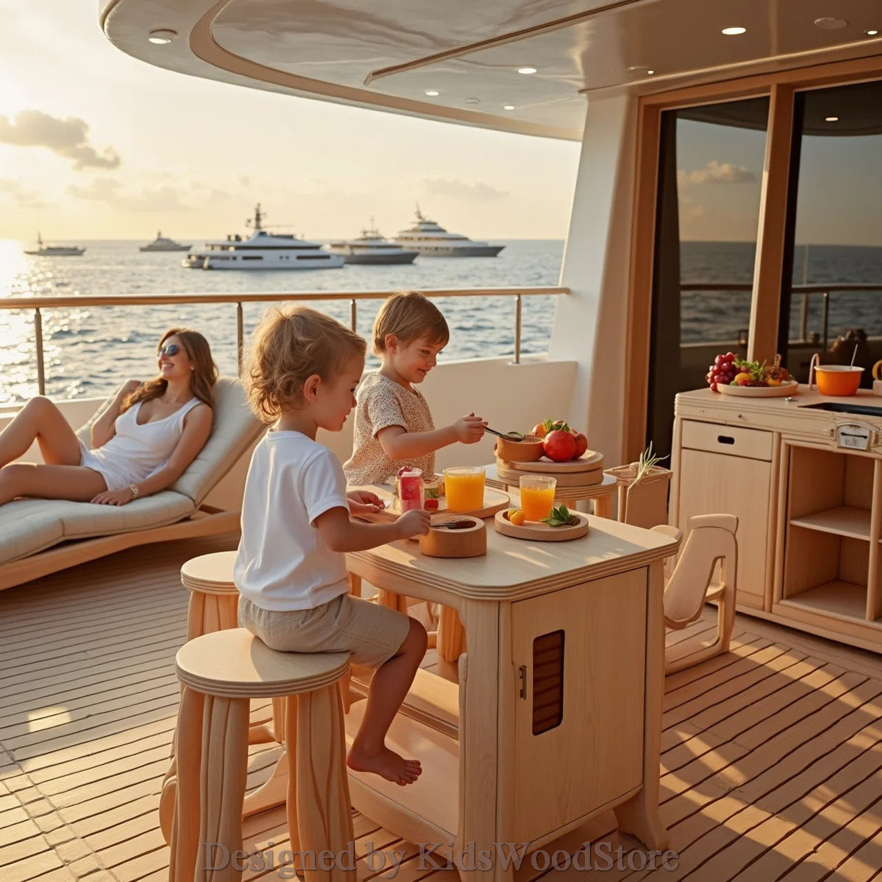 Exclusive Children's Play Areas for Ultra-Luxury Yachts - Design By Kids Wood Store