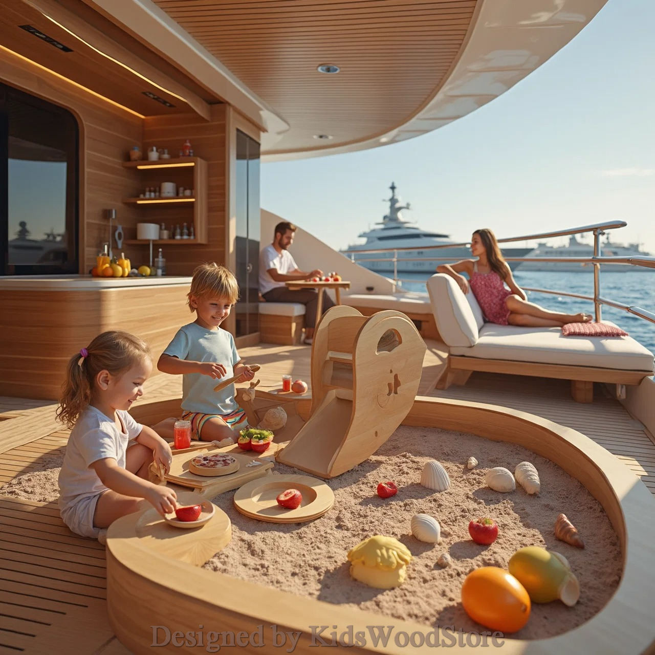 Exclusive Children's Play Areas for Ultra-Luxury Yachts - Design By Kids Wood Store