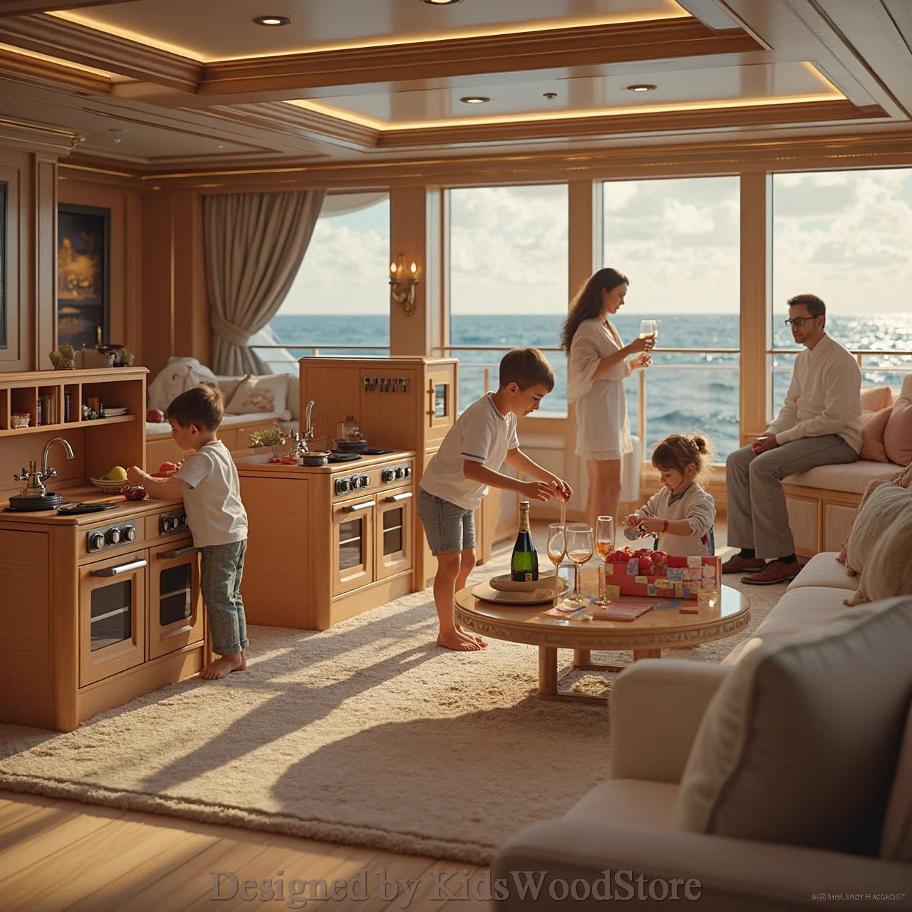 Exclusive Children's Play Areas for Ultra-Luxury Yachts - Design By Kids Wood Store