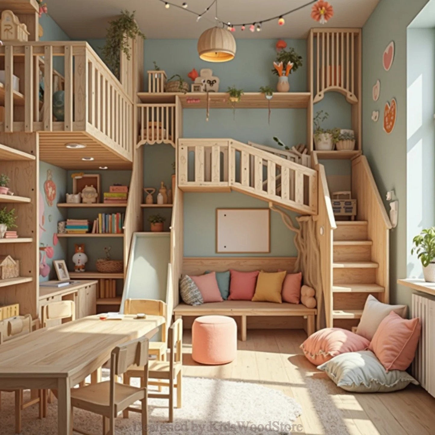 Kids Wood Store – Einzigartige Kindermöbel und Spielbereiche aus Holz