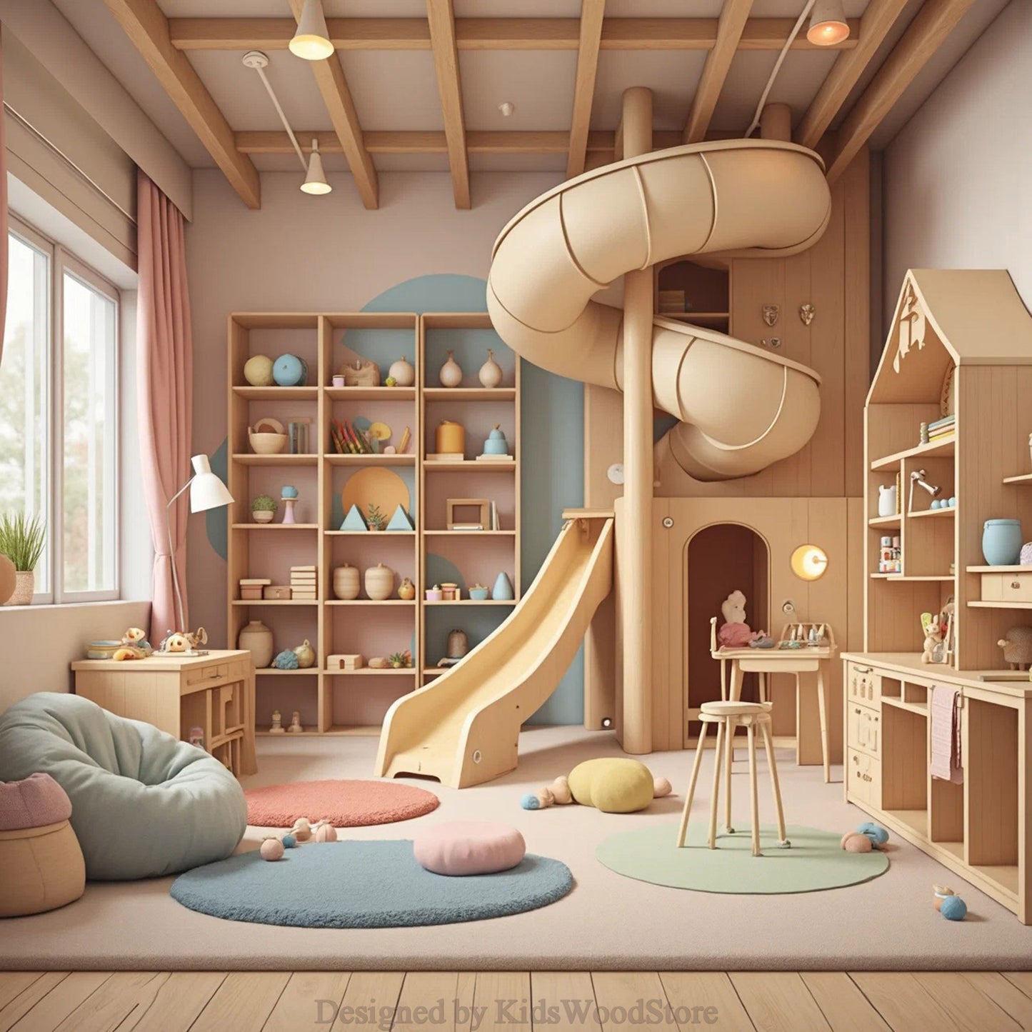 Kids Wood Store – Einzigartige Kindermöbel und Spielbereiche aus Holz