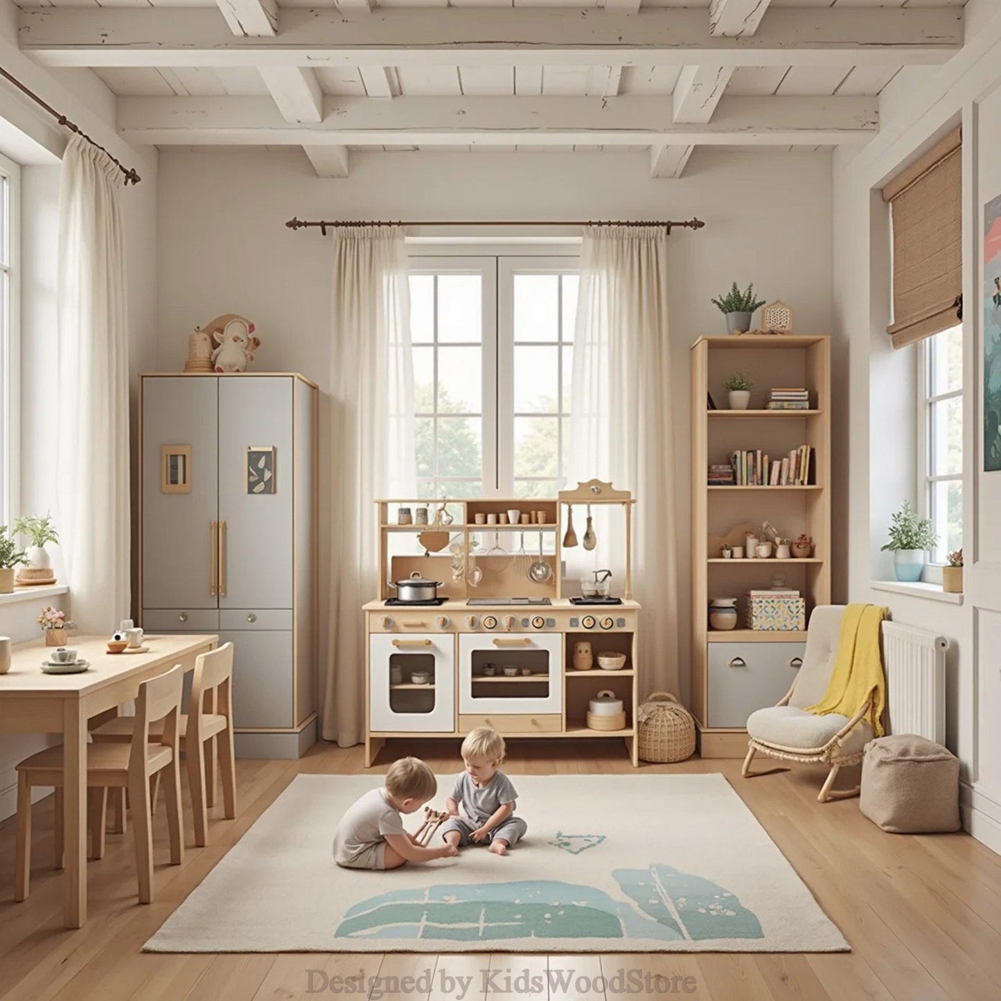 Kids Wood Store – Einzigartige Kindermöbel und Spielbereiche aus Holz