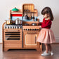 Pinnacle of Luxury: Full Personalized Wooden Play Kitchens