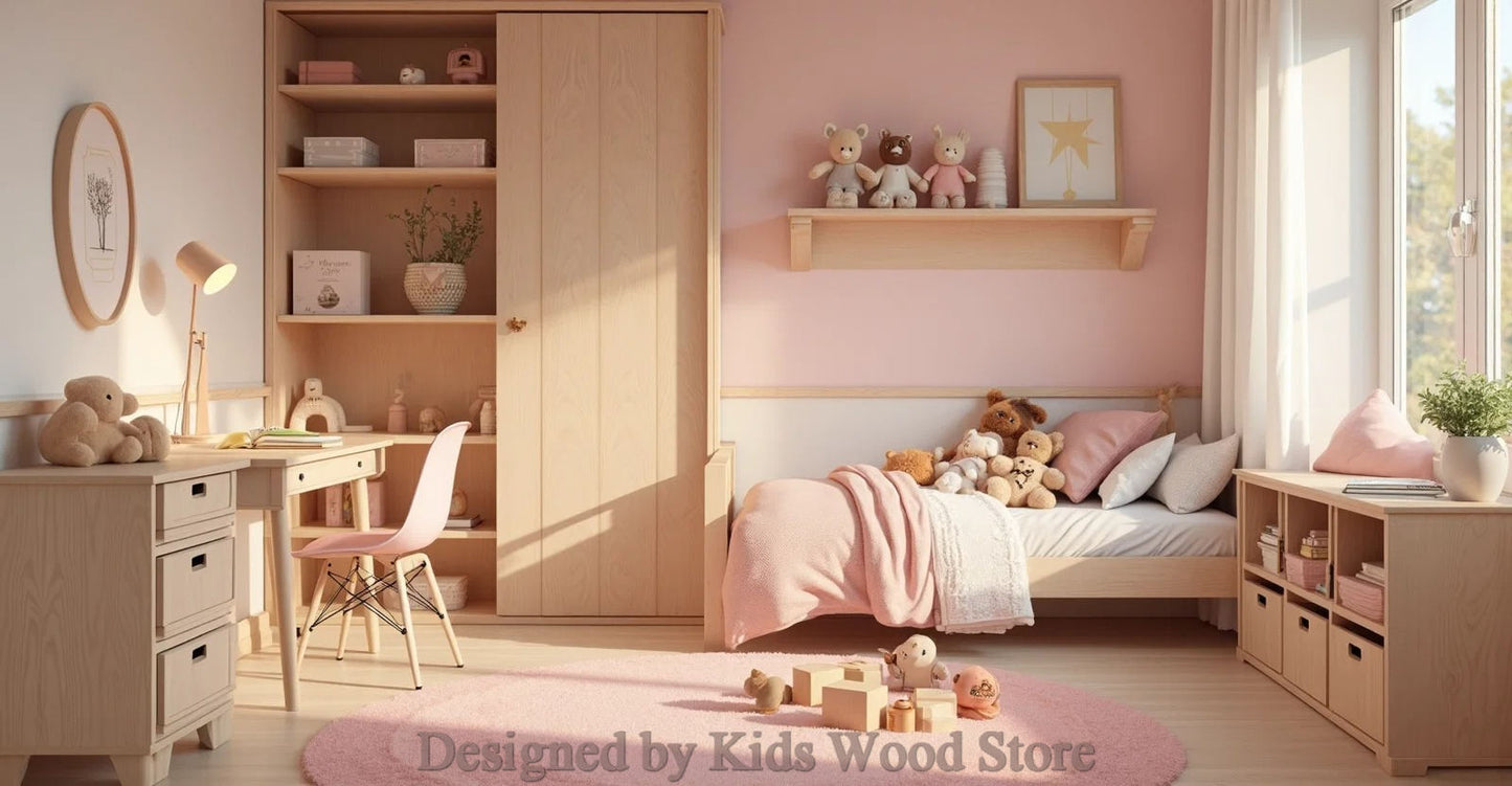 Anpassbare Kinderzimmer im skandinavischen Stil | Kids Wood Store