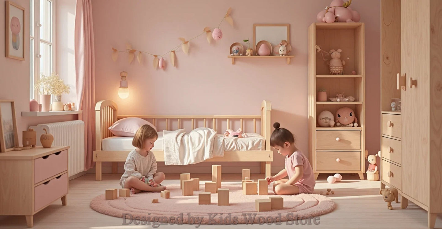 Anpassbare Kinderzimmer im skandinavischen Stil | Kids Wood Store