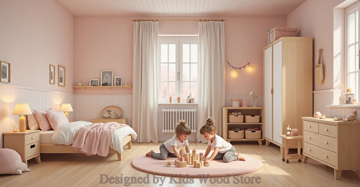 Anpassbare Kinderzimmer im skandinavischen Stil | Kids Wood Store