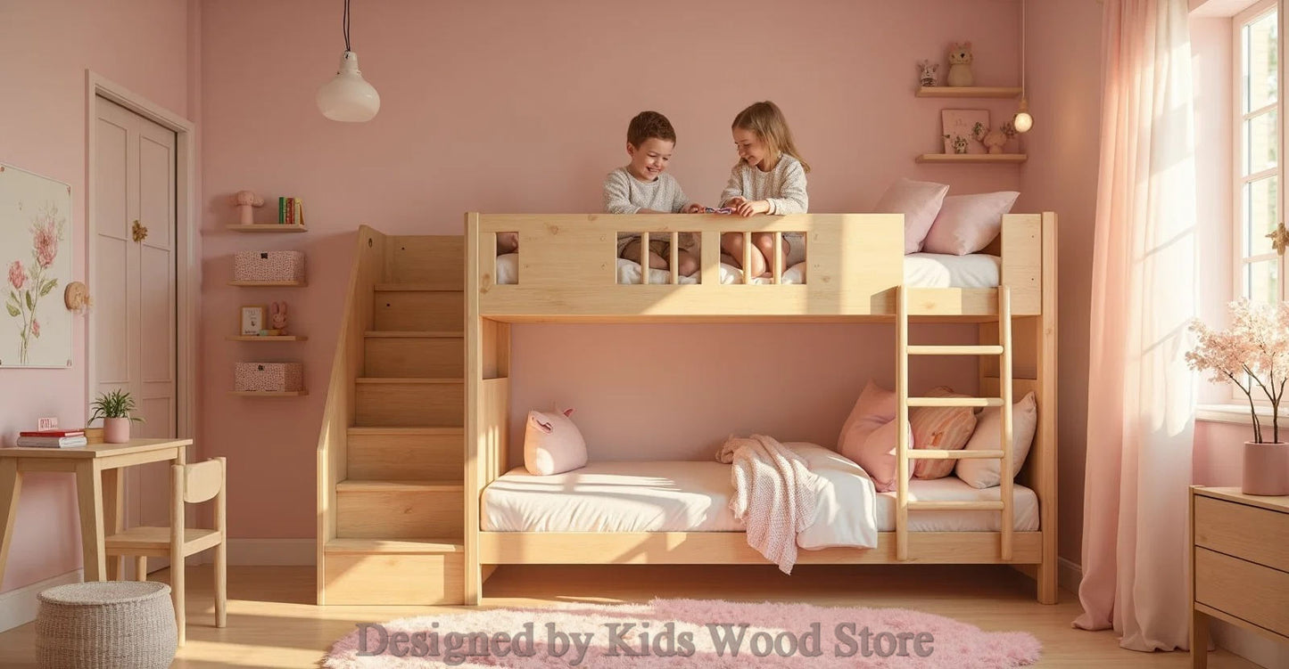 Anpassbare Kinderzimmer im skandinavischen Stil | Kids Wood Store