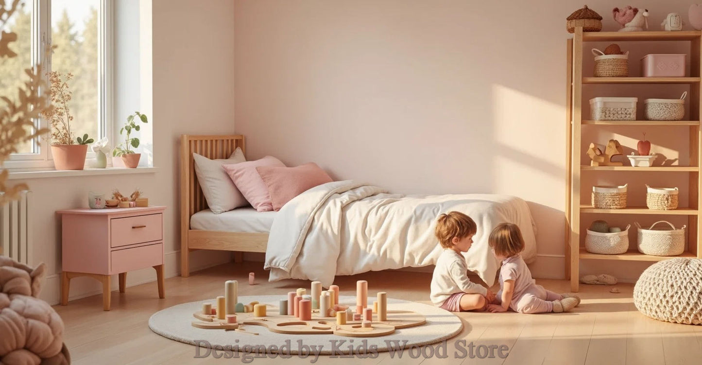 Anpassbare Kinderzimmer im skandinavischen Stil | Kids Wood Store