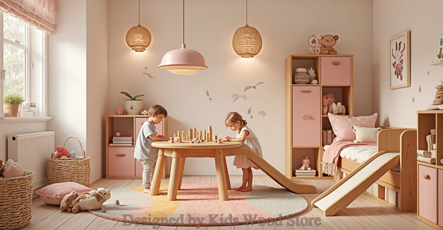 Anpassbare Kinderzimmer im skandinavischen Stil | Kids Wood Store