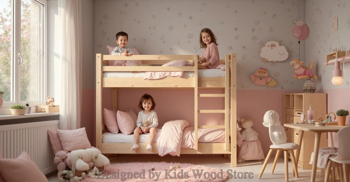 Anpassbare Kinderzimmer im skandinavischen Stil | Kids Wood Store