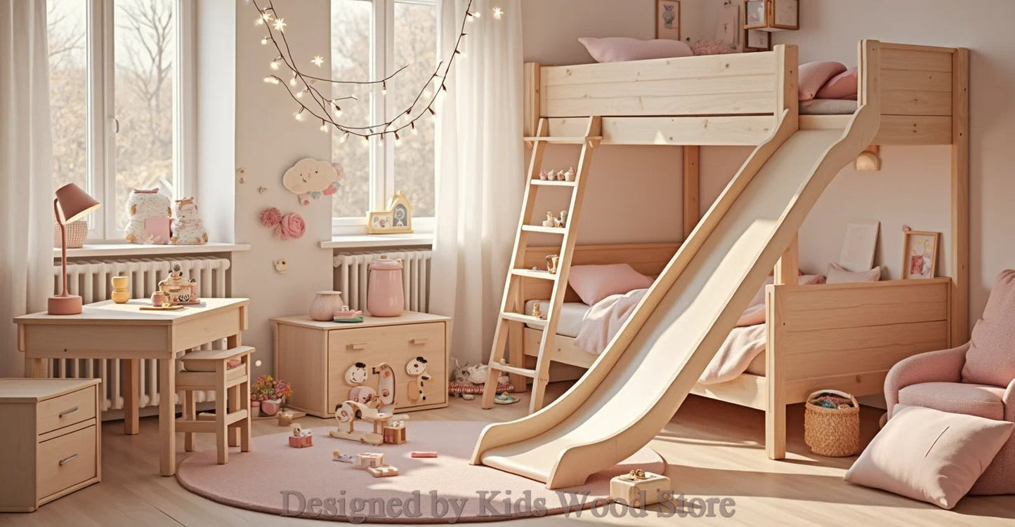 Anpassbare Kinderzimmer im skandinavischen Stil | Kids Wood Store