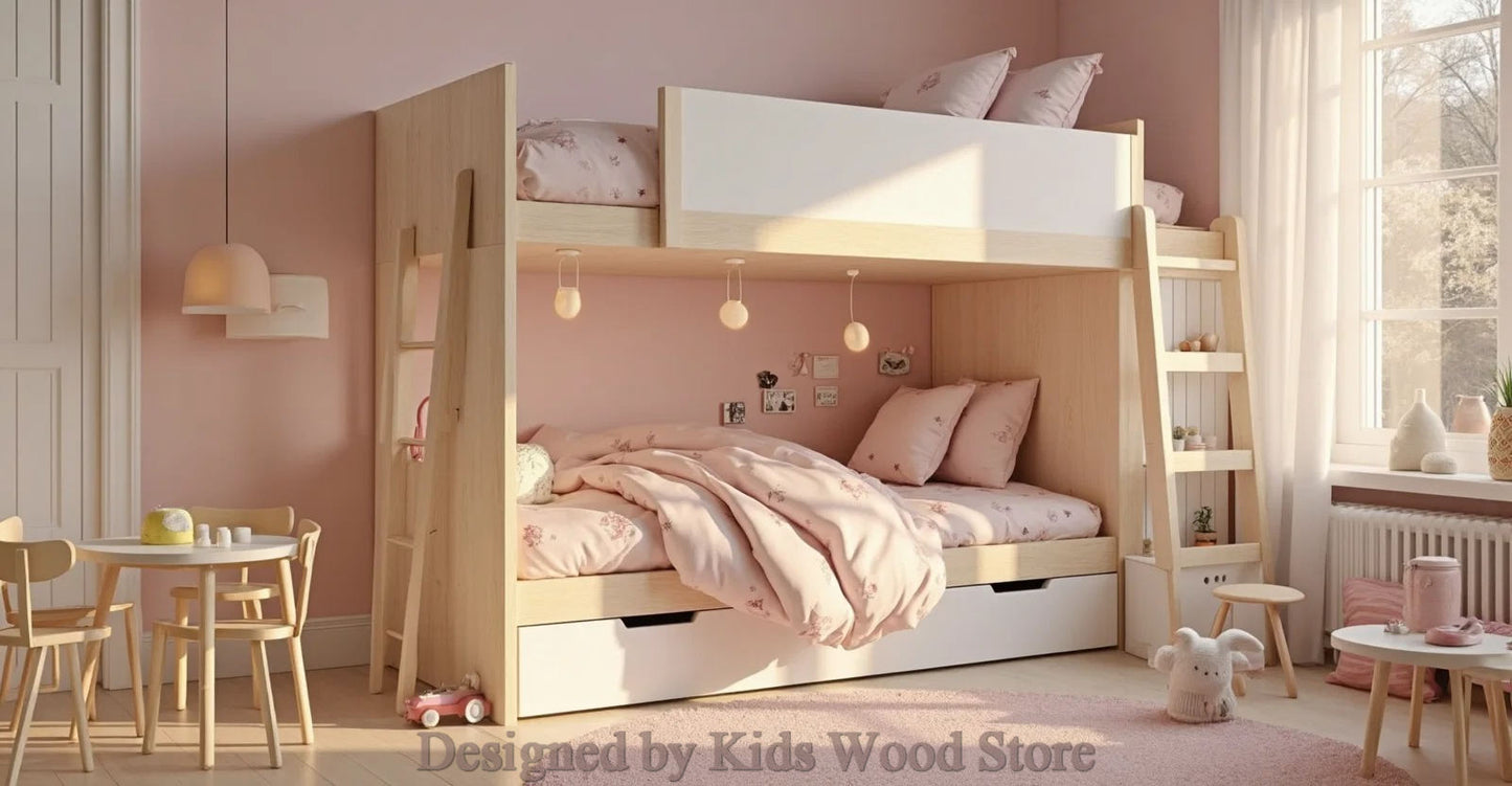 Anpassbare Kinderzimmer im skandinavischen Stil | Kids Wood Store