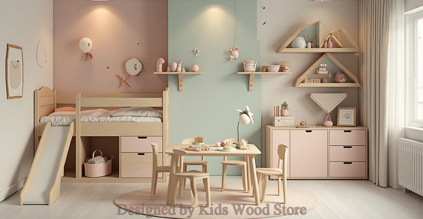 Özelleştirilebilir Modern Tarz Çocuk Odaları | Kids Wood Store