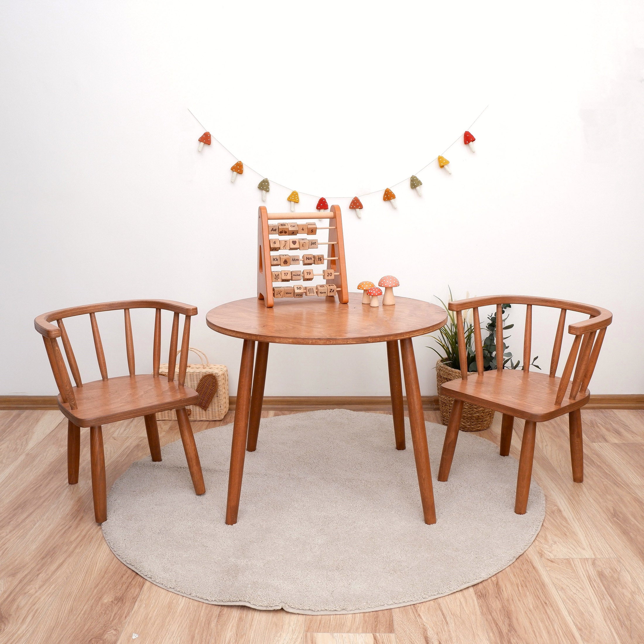 Childrens table and bench set deals