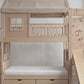 Wooden Adventure Bunk Bed with Climbing Net, Gym Rings & Tent Canopy | Slide, Storage Stairs, Under-Bed Drawers | Active Kids Loft Bed