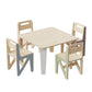 Handcrafted Wooden Montessori Table + 4 Chair Set  | Scandinavian Design - Birch