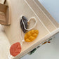 Handcrafted Wooden Toy Rack | Scandinavian Design - Birch