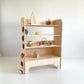 Handcrafted Wooden Toy Rack | Scandinavian Design - Birch