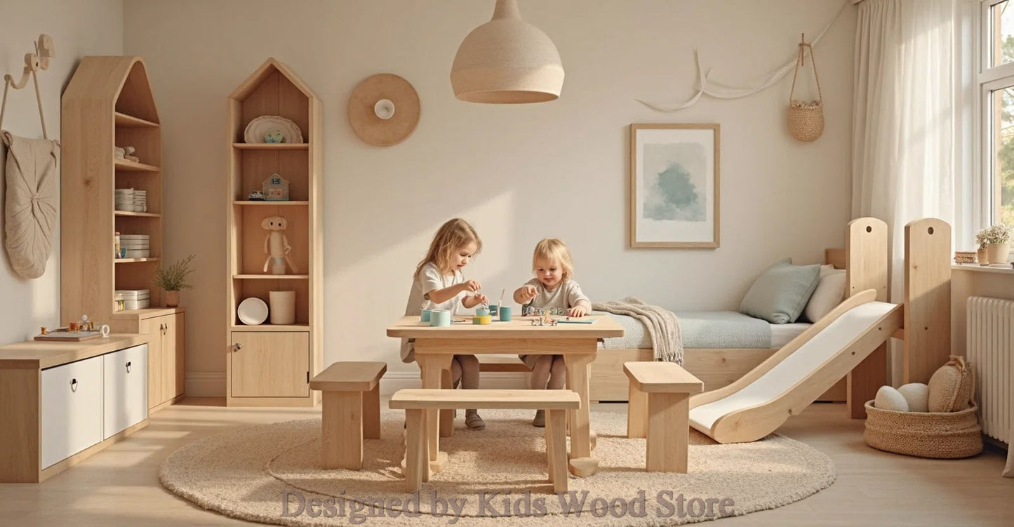 Özelleştirilebilir İskandinav Tarzı Çocuk Odaları | Kids Wood Store