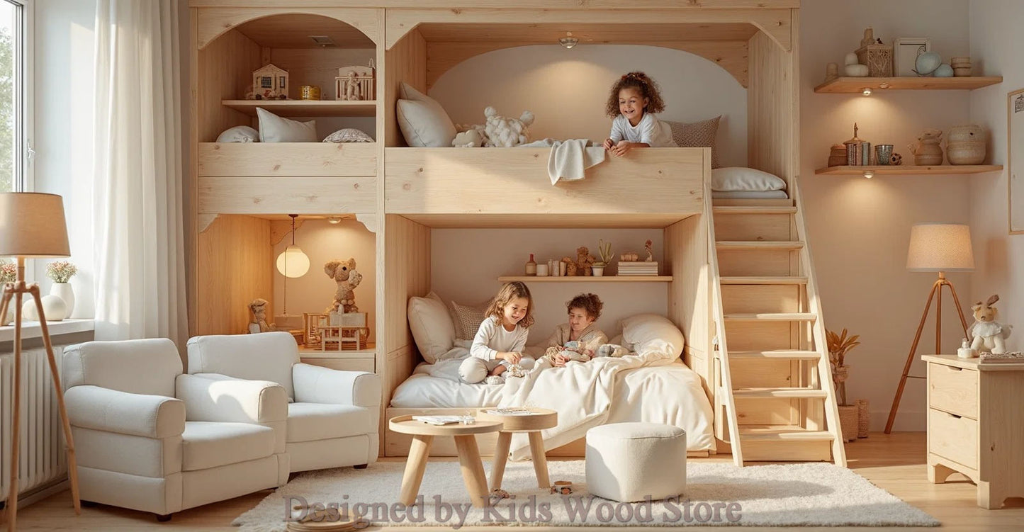 Customizable Scandinavian-Style Children’s Rooms | Kids Wood Store